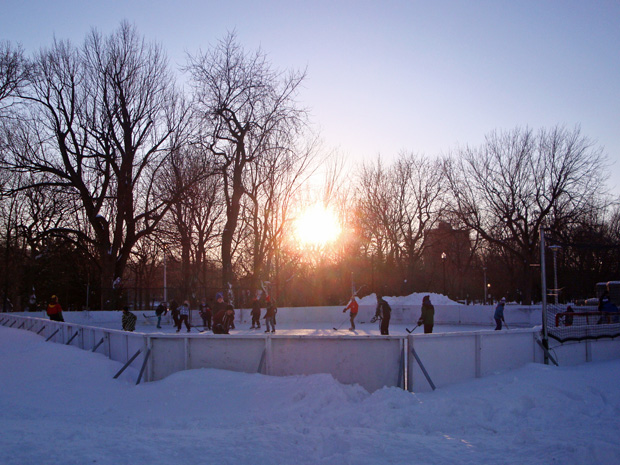 Parc Lafontaine hockey