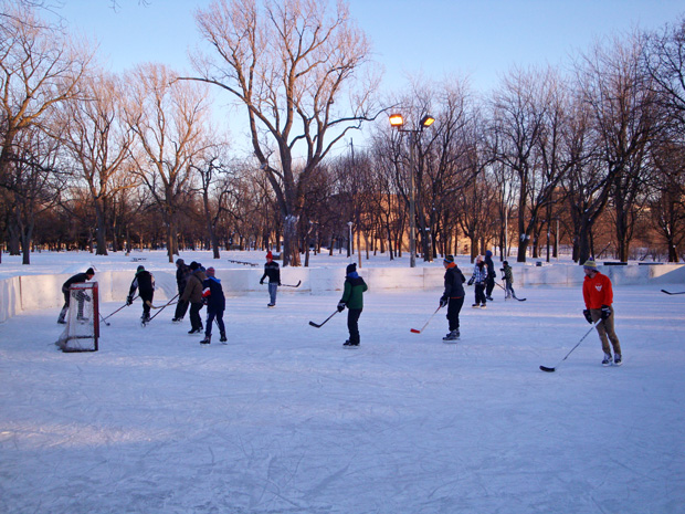 Parc Lafontaine hockey