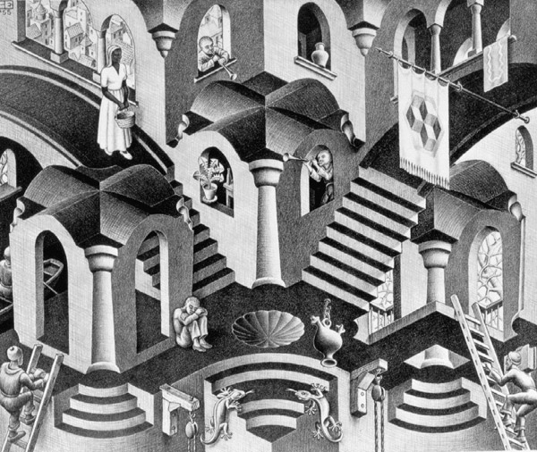 MC ESCHER Les figures impossibles