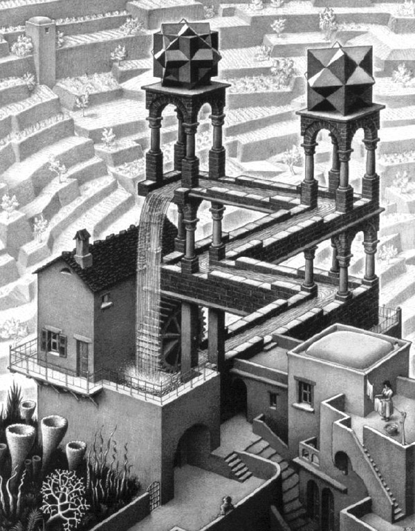 MC ESCHER Les figures impossibles