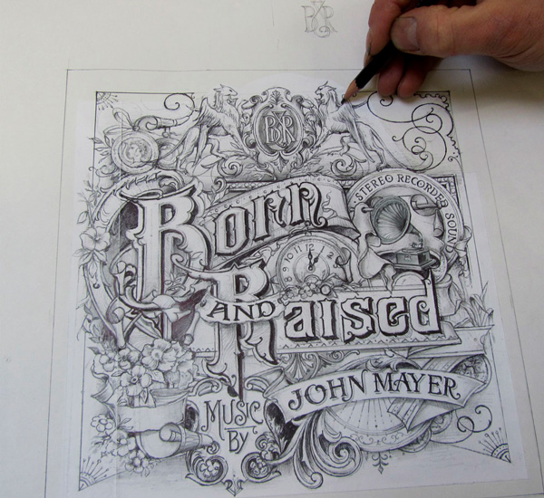 John Mayer's 'Born & Raised' Artwork by David A. Smith