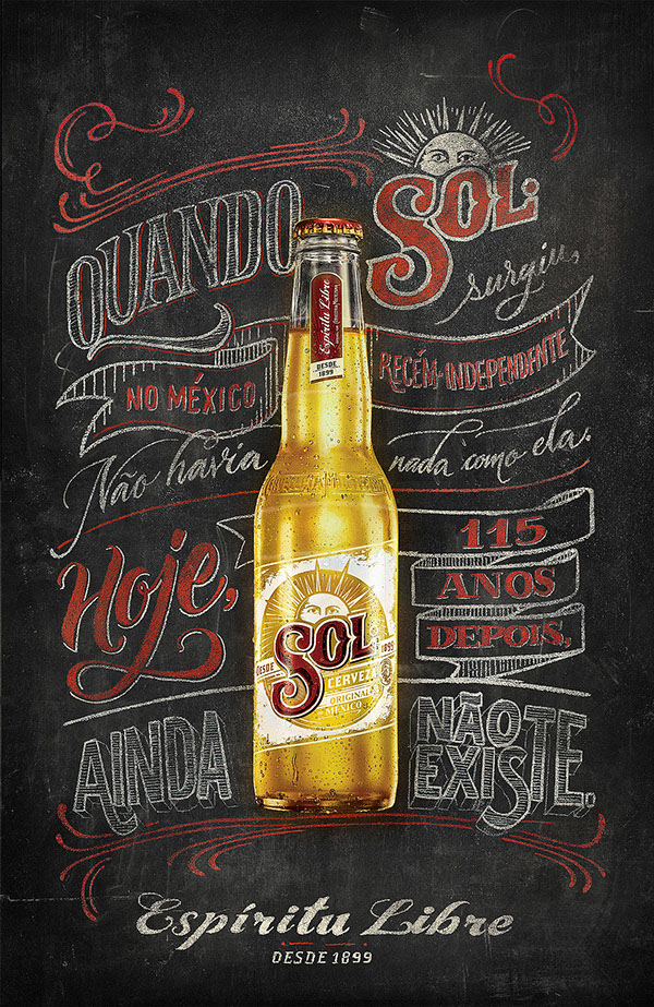 sol beer illustration
