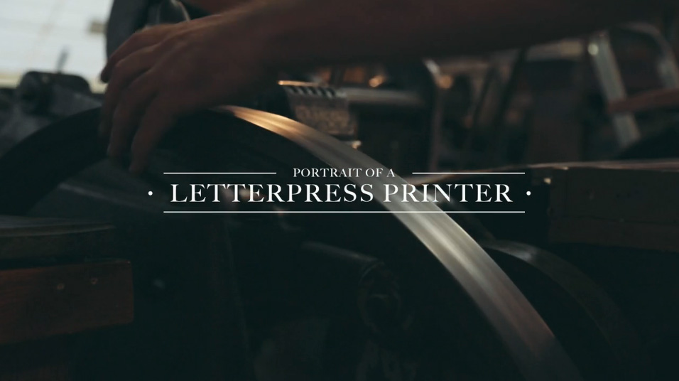 Portrait of a Letterpress Printer
