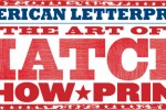 Hatch Show Print impression typographique