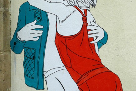 Claire Streetart, les amoureux dans la rue