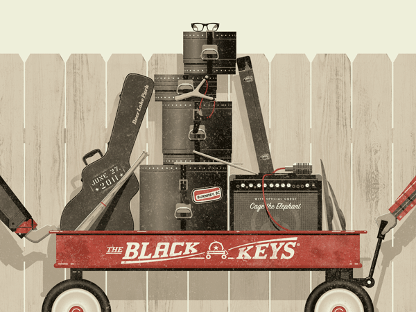 DKNG black keys poster