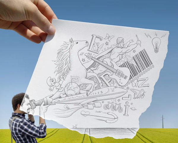 Ben Heine - Pencil Vs Camera