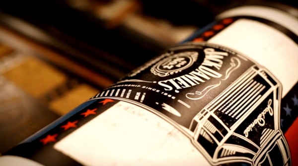 Jack daniels letterpress