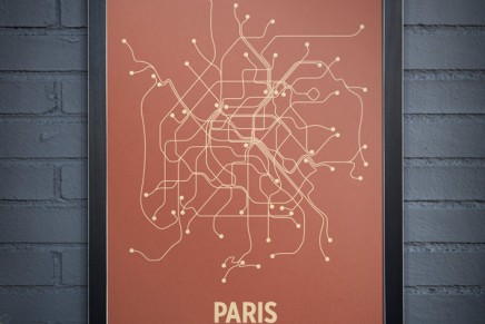 Lineposters, plans de métros minimalistes