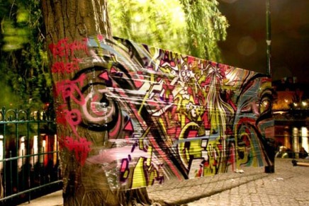 Cellophane Graffiti, le graff éphémère