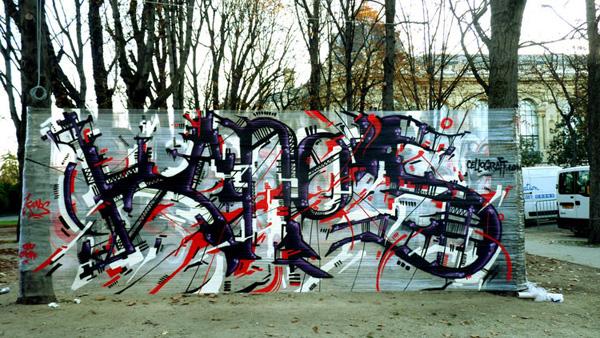 Film étirable Cellograff - Cellophane pour graffiti éphémère