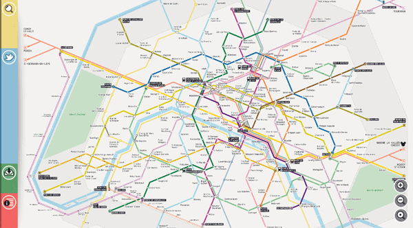 Sublyn Plan du metro Paris