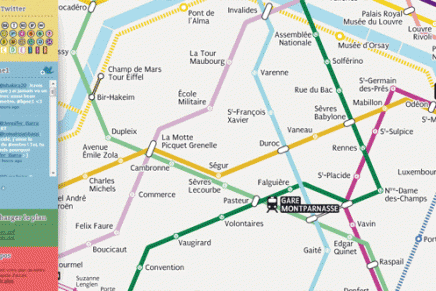 Sublyn, le plan de métro de Paris en temps réel