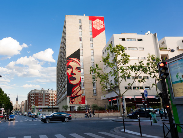 Rise above rebel Obey Sheipard Fairey Paris
