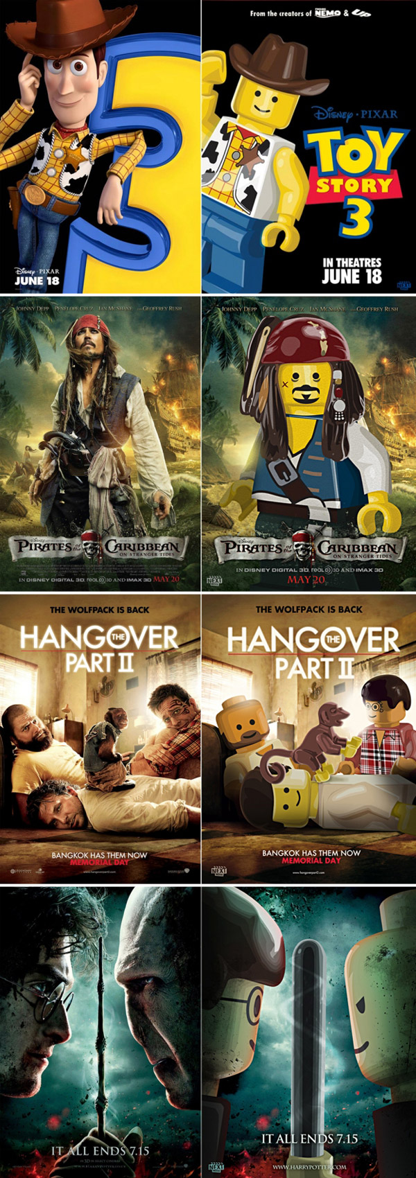 Lego movies posters