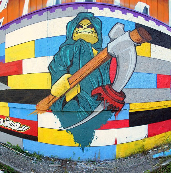 lego street art