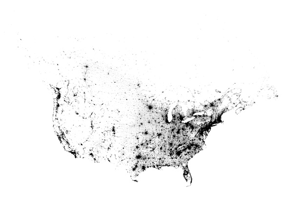 Census dotmap