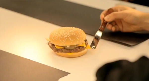 Behind the scenes at a McDonald's photo shoot