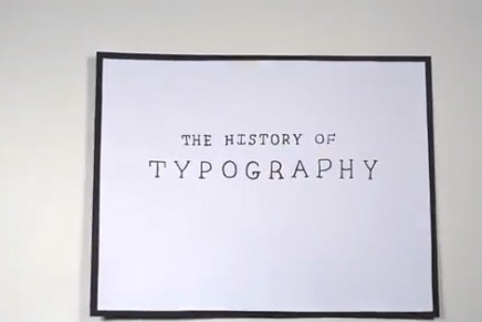 L’histoire de la typographie