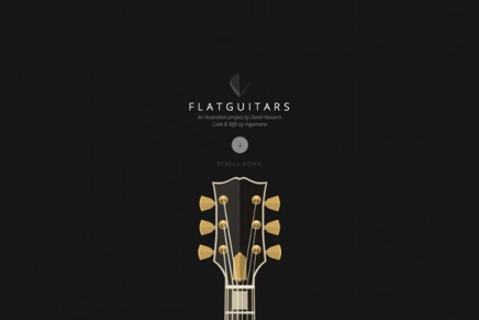 Flat Guitars, les illustrations de David Navarro