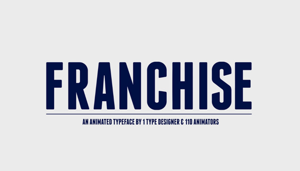 Franchise Free font download