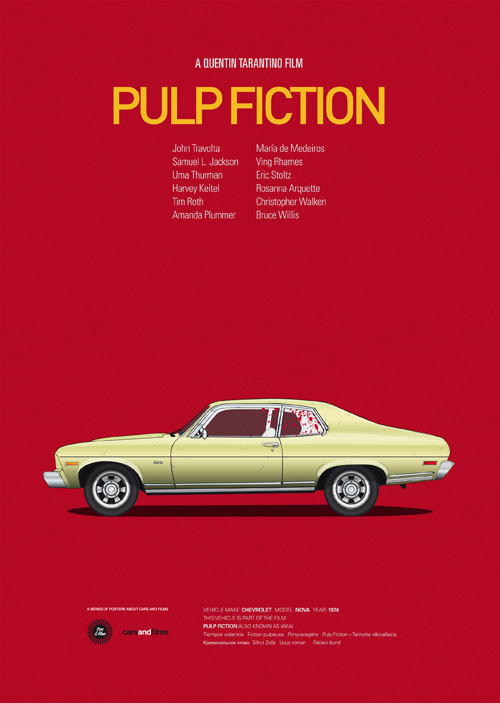 Cars And Films Pulp Fiction