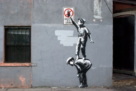 Better out than in by Banksy