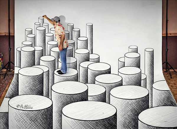 Ben Heine Pencil vs Camera