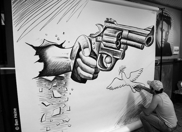 Ben Heine Pencil vs Camera