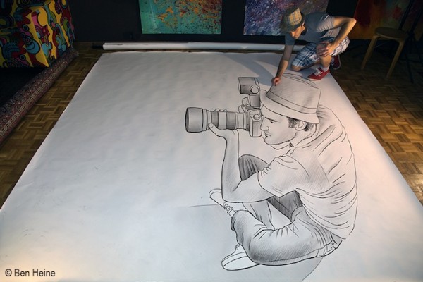 Ben Heine Pencil vs Camera