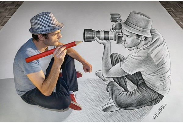 Ben Heine Pencil vs Camera