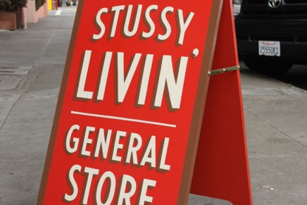 Stussy General Store, une enseigne peinte par Jeff Canham