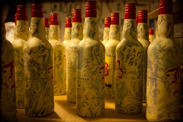 J&B Scotch Whisky tatto