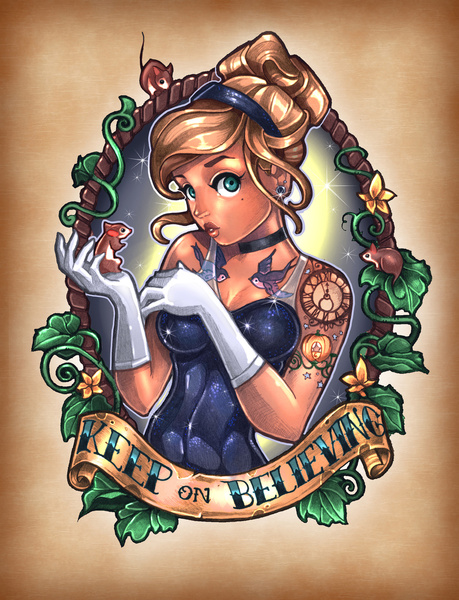 Tim Shumate pin up tatoo