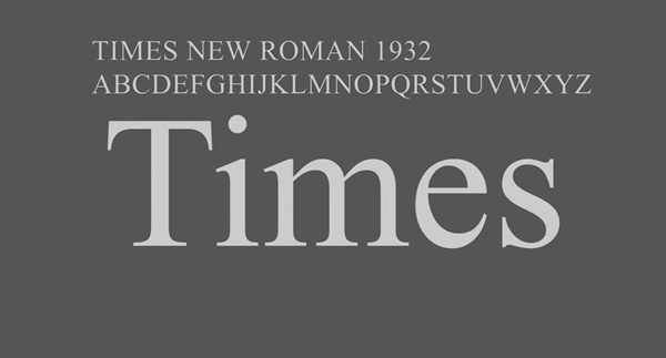 Times new roman history