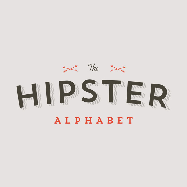 The hipster alphabet