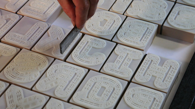 A23D: A 3D-Printed Letterpress Font