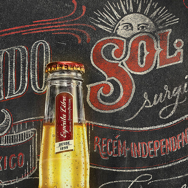 sol beer illustration