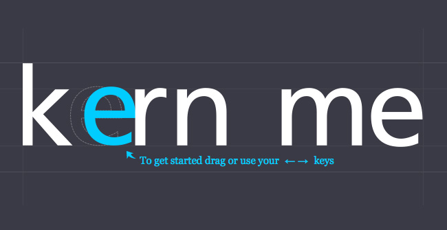 kern type