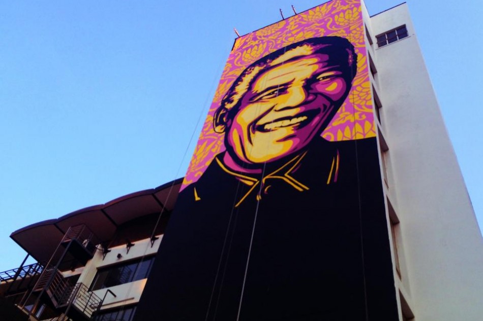 Nelson Mandela Shepard Fairey The Purple Shall Govern