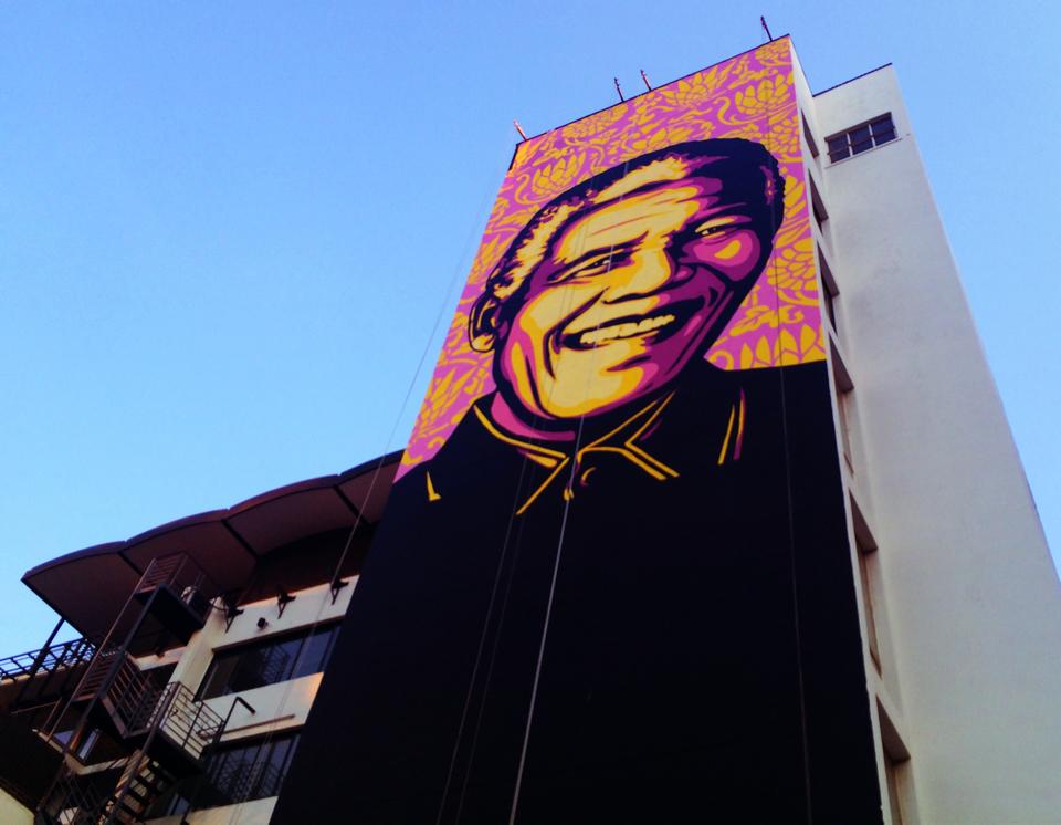 Nelson Mandela Shepard Fairey The Purple Shall Govern