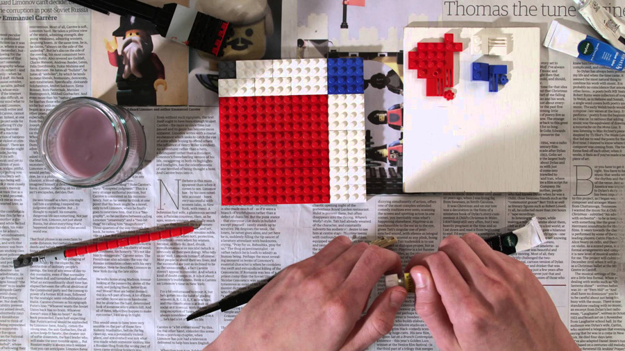 Paint a short lego film