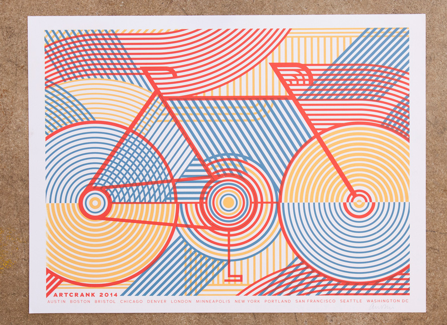 Artcrank vélo sérigraphie
