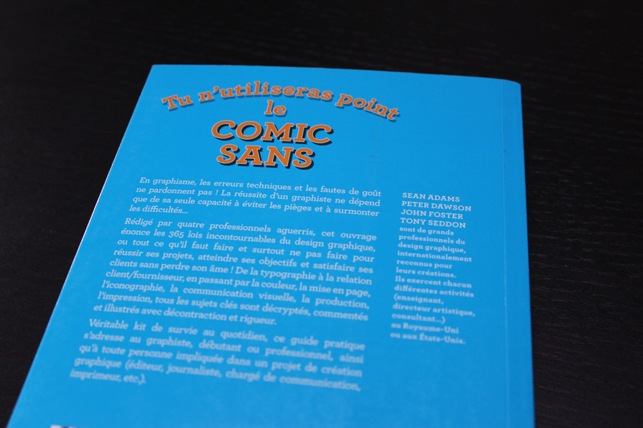 Livre Comic sans