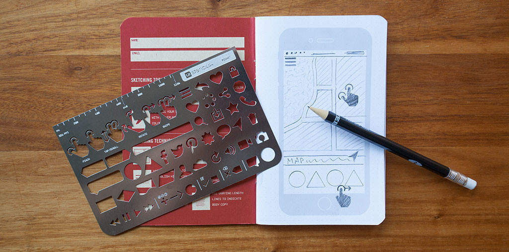 UI Stencil Wireframe