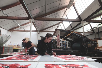 Making-of de l’impression lithographique de Lek & Sowat : Paper Trail