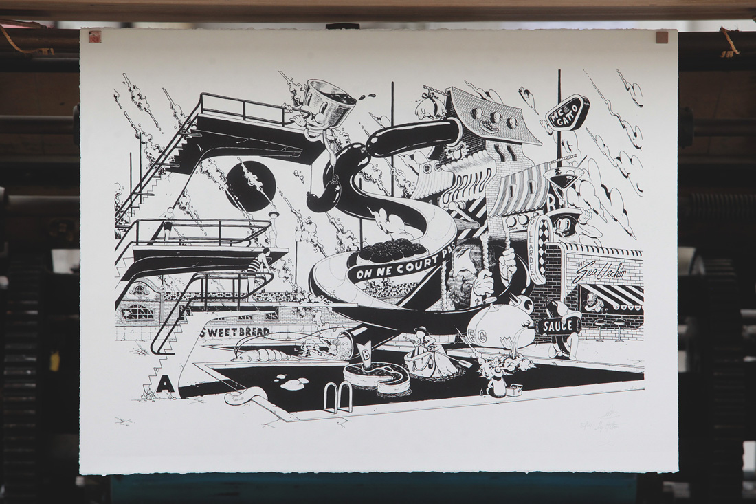 Ugo Gattoni McBess Sweetbread Lithography SoldArt