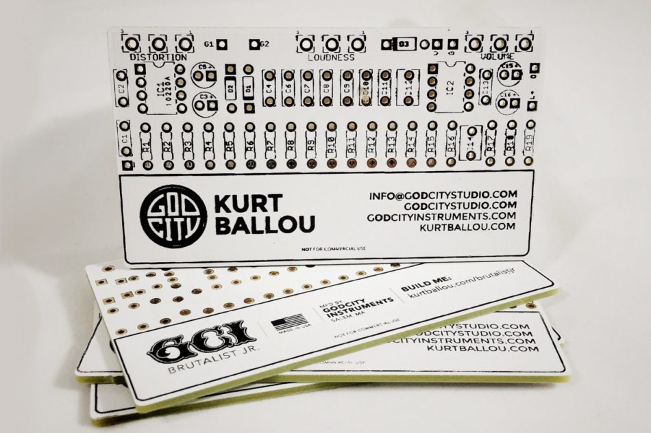 Kurt Ballou GodCity Studio carte de visite