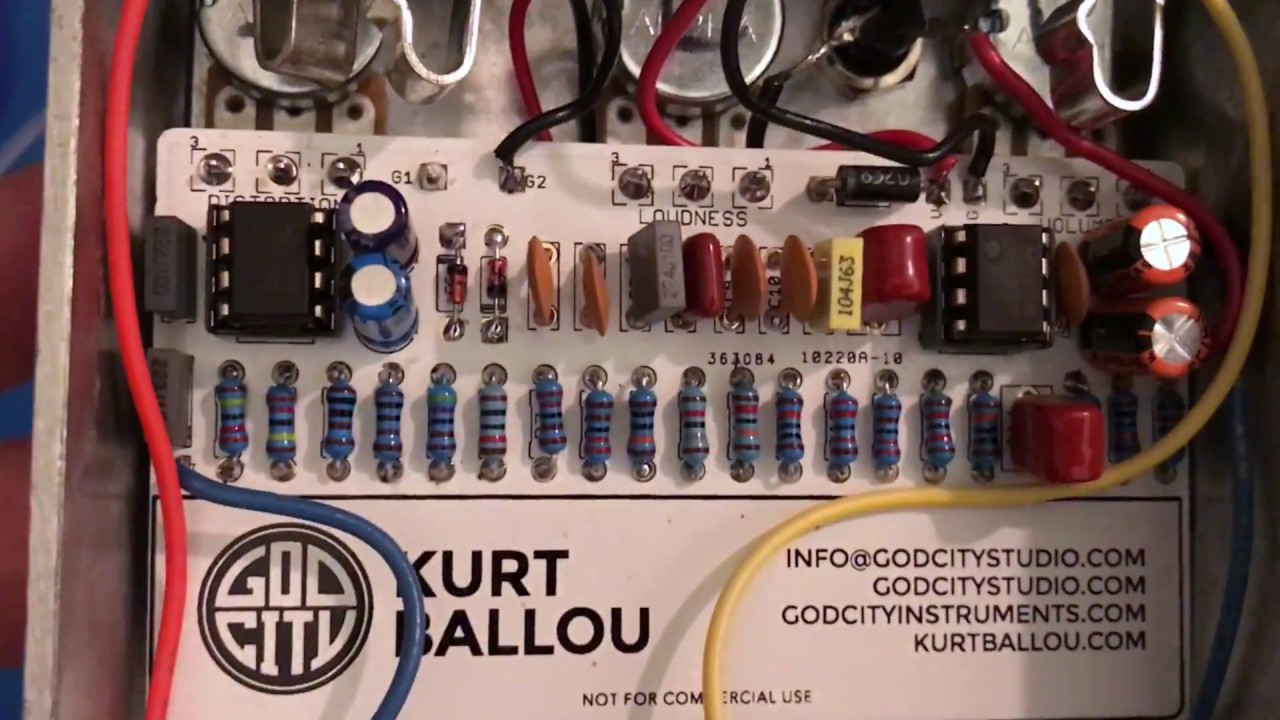 Kurt Ballou GodCity Studio carte de visite