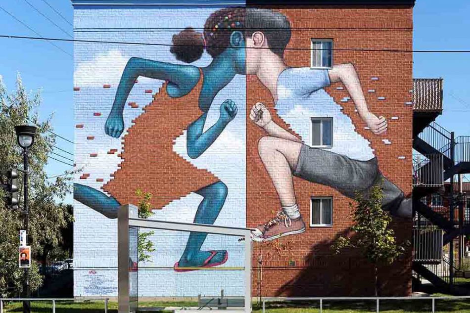 Visiter Montréal en murale